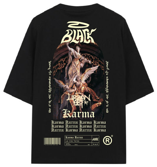 CAMISA BLACK OVERSIZE - KARMA
